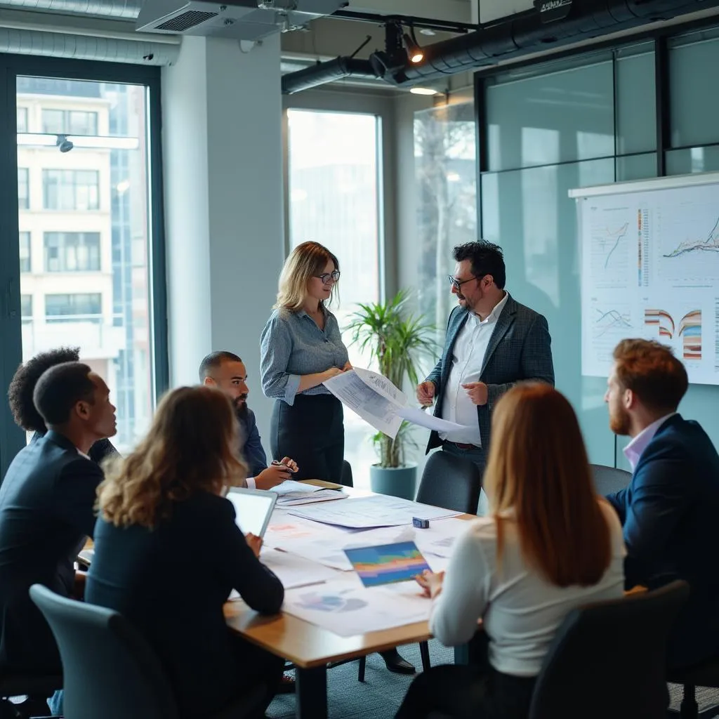 Reunión de equipo de FinanzasArg planificando estrategias