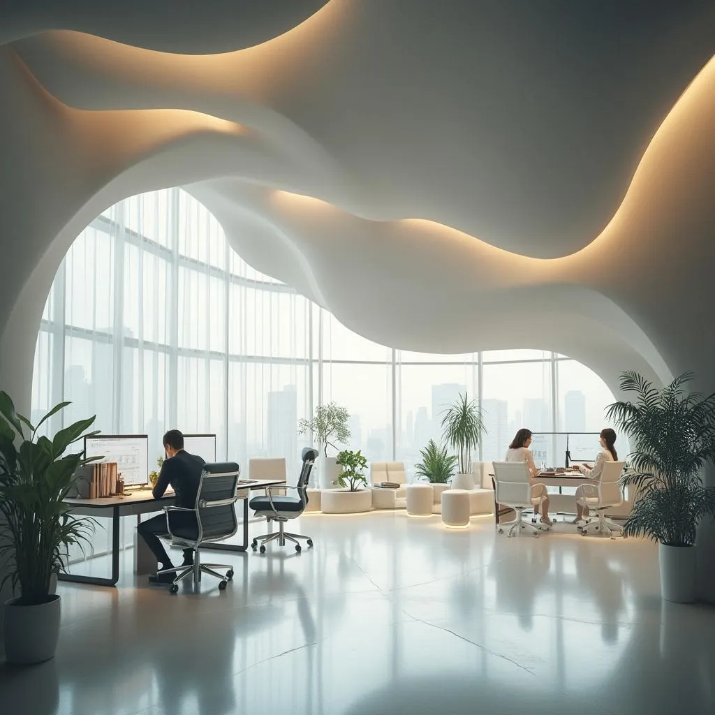 Oficinas modernas de FinanzasArg en Buenos Aires